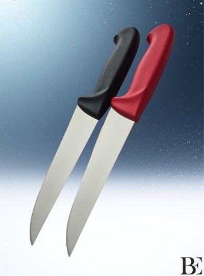 BeKnife Bemiral Bıçak No.3 18 cm 10151.18 Fibrox Kaymaz Saplı Kasap Bıçağı 40mm X 180mm X 3mm Siyah