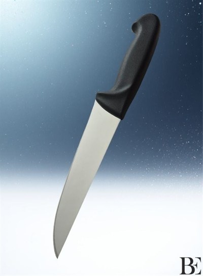 BeKnife Bemiral Bıçak No.3 18 cm 10151.18 Fibrox Kaymaz Saplı Kasap Bıçağı 40mm X 180mm X 3mm Siyah