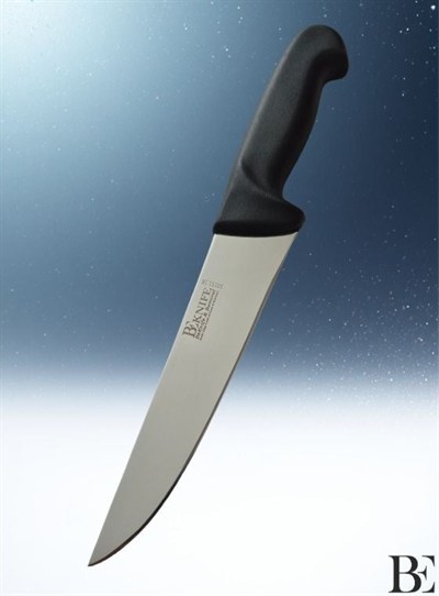 BeKnife Bemiral Bıçak No.3 18 cm 10151.18 Fibrox Kaymaz Saplı Kasap Bıçağı 40mm X 180mm X 3mm Siyah
