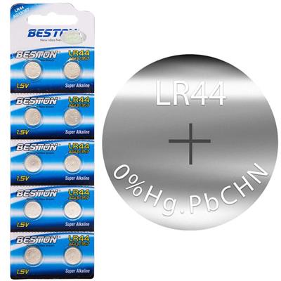 Beston Alkalin AG13/357 LR44 Düğme Pil (10lu Paket)  BST-LR44