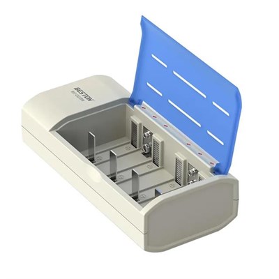 Beston BST-C821BW (AA-AAA-C-D-9V-SC) Universal Pil Şarj Cihazı Tüm Boylar İçin Kullanılabilir