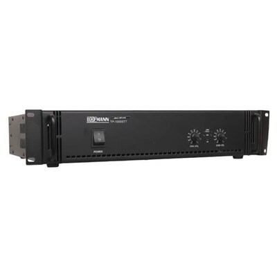 Bofmann TP-1000STT 2x500W Hat Trafolu Stereo Power Amfi - 100V Profesyonel Ses Sistemi
