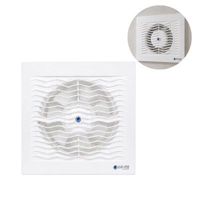 DE-PA 11150 Q150 150lik Banyo Tuvalet Aspiratör (15Cm)