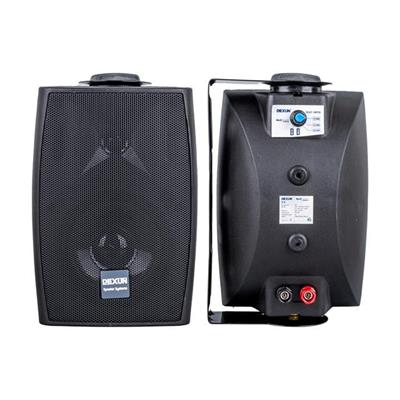 Dexun D-4T 10 CM 150 Watt 100 Volt 4 Siyah Trafolu Sütun Hoparlör (Komutatörlü)