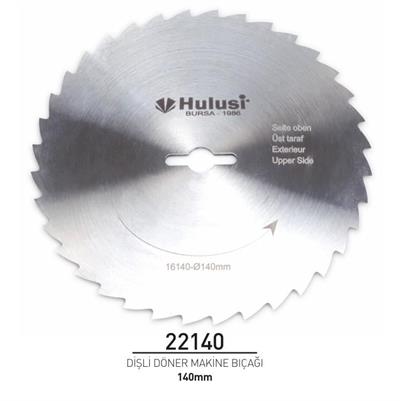 Döner Makine Bıçağı Dişli 140mm 22140