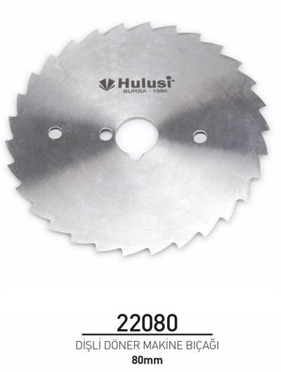 Döner Makine Bıçağı Dişli 80mm 22080