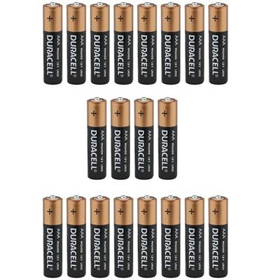 Duracell Alkalin 1.5 Volt AAA 20’li İnce Kalem Pil LR03/MN2400