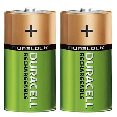 Duracell C Orta Boy 3000mAh Ni-Mh  Şarj Edilebilir 2li Pil