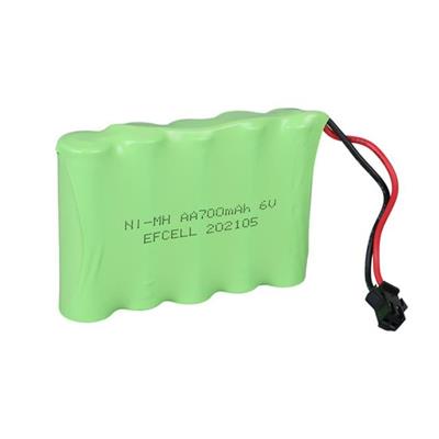 Efcell EF-60700S 7.2 Volt 700 mAh Ni-Mh Şarj Edilebilir AA 6li Grup Oyuncak Pili (202105)