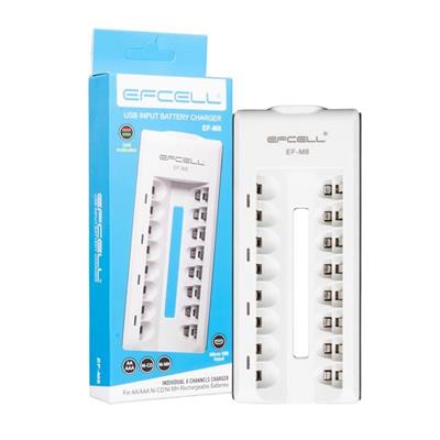 Efcell M8 AA/AAA 8li Pil Şarj Cihazı