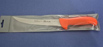 Et Doğrama Bıçağı 21 cm Kasap Fibrox Kaymaz Saplı Hulusi - Drita Bıçak 25mm X 210mm X 2.5mm 10154.21 (TURUNCU RENK)