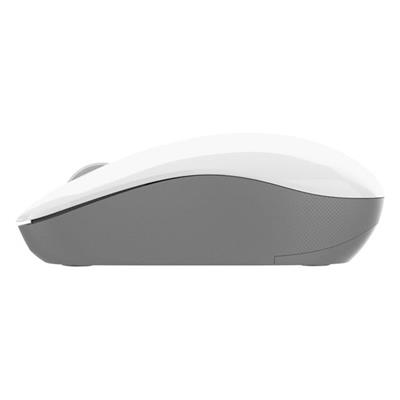 Everest SMW-973 USB Beyaz-Gri 2.4Ghz 1200DPI Kablosuz Optik Mouse 5 Metre Menzilli