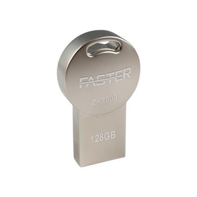 Faster 128 GB Dusl Serisi USB 3.0 Yüksek Hızlı Metal Flash Bellek