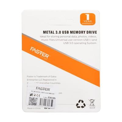 Faster 32 Gb Metal USB Flash Bellek