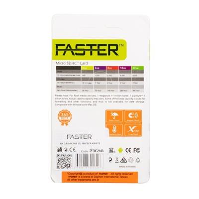 Faster 64 Gb Micro SD Hafıza Kartı