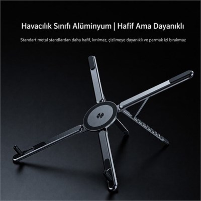 Feny Magstone FN-MS10 MagSafe Katlanabilir Stand Macbook Telefon Tablet Laptop Uyumlu Tutucu