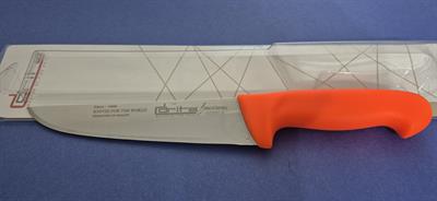 Fibrox Kaymaz Saplı Kasap Bıçağı 18 cm No.3 Hulusi - Drita Bıçak 40mm X 180mm X 3mm 10151.18 (TURUNCU RENK)