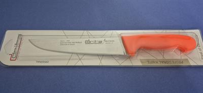 Fibrox Kaymaz Saplı Kasap Bıçağı 20 cm No.4 Hulusi - Drita Bıçak 40mm X 200mm X 3mm 10151.20 (TURUNCU RENK)
