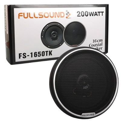 Fullsound FS-1650TK 16 CM 6 200 Watt Tweeterlı Kapaklı Oto Hoparlör (2li Takım)