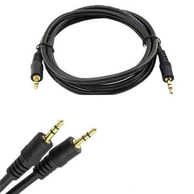 Powermaster PM-26896 Siyah 3.5 Mm Stereo Erkek-Erkek 1.5 Metre Aux Kablo
