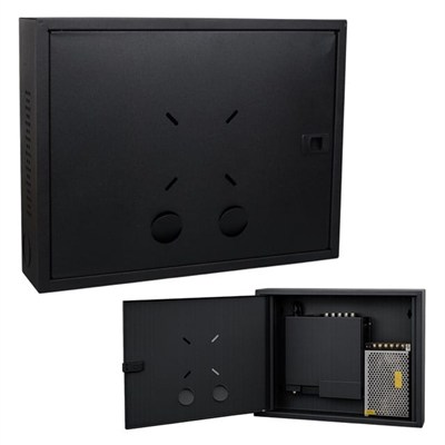 Fury 45x35x10cm Dik Tip Siyah DVR / NVR Güvenlik Kabini Pano