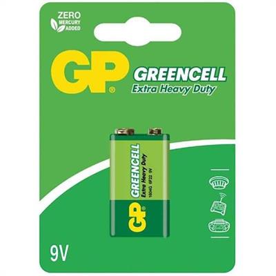 GP 1604GLF Greencell 9 Volt Pil (Tekli)