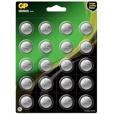 GP CR2025 DL2025 Lityum 20li Para Pil (GPCR2025-2CAI20)