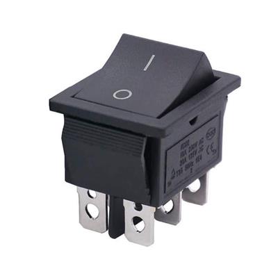 Geniş Işıksız 6P (On/Off) Açma Kapama Anahtarı IC-109A