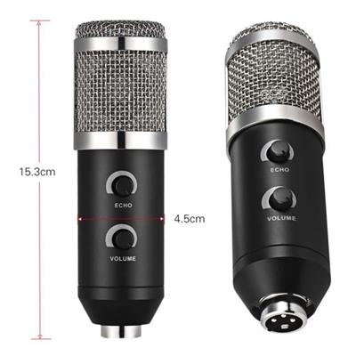 Haiki HK-100 3.5Mm Masaüstü Kondenser Stüdyo Podcast Yayıncı Mikrofonu 3 Metre Kablolu