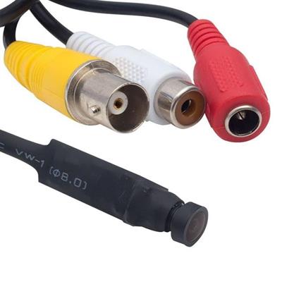 Hello HL-19309 0.5mp 3.6mm 800 TVL 1/4 Sensör Yuvarlak Tip Mini Mikrofonlu Kamera