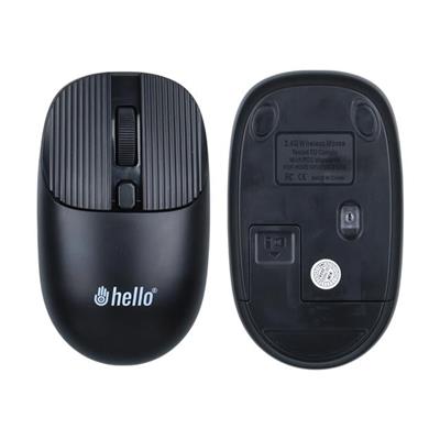 Hello HL-21808 Siyah 1000 DPI 2.4Ghz Kablosuz Bluetooth Mouse