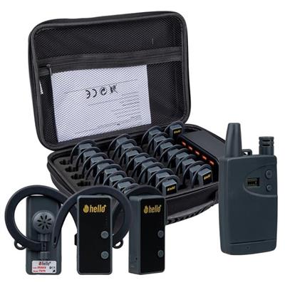 Hello HL-27915 25li Kulaklık Tipi Tur Rehber Sistemi Seti (100 Metre Menzil)