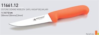 Heritagen Kasap Bıçağı 12 cm No.0 Üstüne Dökme Moblen Saplı 30mm X 120mm X 2.5mm 11661.12