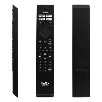 Huayu Philips RM-L1760 Ambilight-Netflix-Prime Video-Youtube-Rakuten Tv Tuşlu Led Tv Kumanda