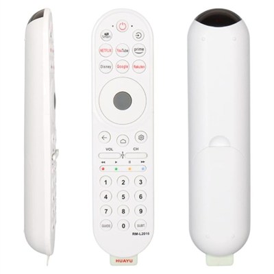 Huayu RM-L2016 Beyaz Netflix-YouTube-Disney+-Rakuten Tuşlu Universal Lcd Led TV Kumanda
