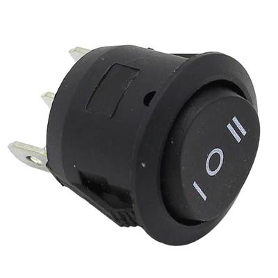 IC-134 Yuvarlak Işıksız On-Off-On 3P Anahtar