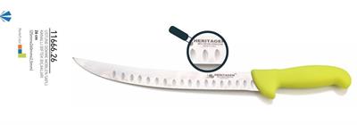 Kanallı Biftek Bıçağı 26 cm Heritagen Üstüne Dökme Moblen Saplı 25mm X 260mm X 2.5mm 11666.26