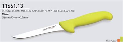 Kemik Sıyırma Bıçağı 13 cm Heritagen Üstüne Dökme Moblen Saplı Düz 16mm X 130mm X 2.5mm 11661.13