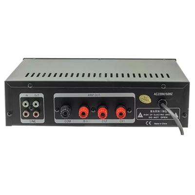 König K-100 USB-SD-Bluetooth Destekli 2 Mik. Giriş 8 Ohm 100/70v 80 Watt Trafolu Anfi