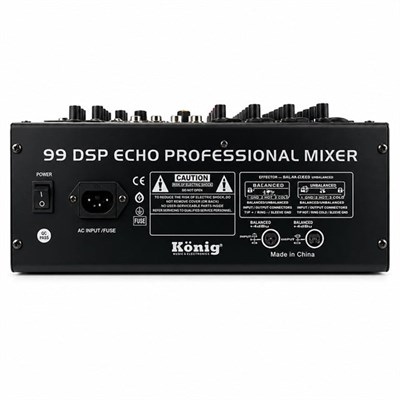 König KX-4 4 Kanal 2 Aux Giriş USB - MP3 - BT 99 DSP 2X7 Band EQ Deck Mikser