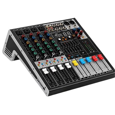 König KX-4 4 Kanal 2 Aux Giriş USB - MP3 - BT 99 DSP 2X7 Band EQ Deck Mikser