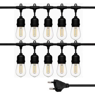 Ledx KB00002 10lu E27 Duy Sıralı 10 Metre Lamba Kablosu (10 Adet Duy İçerir)