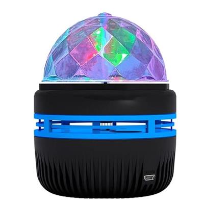 Ledx YQX-6888 Mini Usbli 3 Watt Şarjlı Sihirli Rgb Led Disko Topu