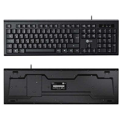 Lenovo Lecoo KB101 USB Kablolu Siyah Türkçe F Klavye (Numpadli)