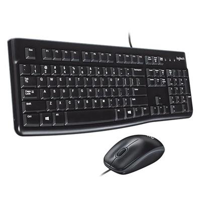 Logitech MK120 Usb Q Siyah Kablolu Klavye + Mouse Set
