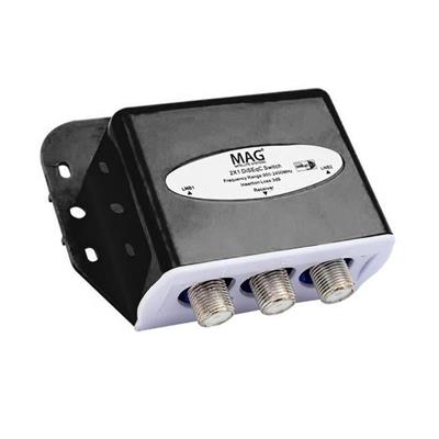 Mag MG-103 2X1 Uydu Diseqc Switch 950-2400MHZ Ekleme Kaybı 3Db