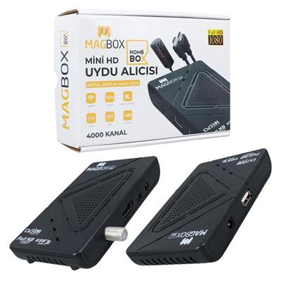 Magbox Homebox Full HD Uydu Alıcısı 4000 Kanal TKGS / Youtube / USB Destekli (Uzatma Display Gözlü)