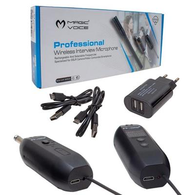 Magicvoice Mv-19603 UHF Kablosuz Kamera Uyumlu Mikrofon