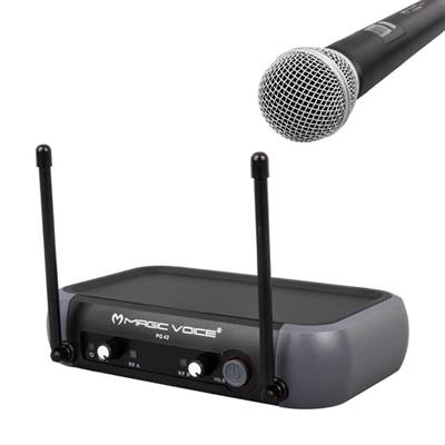 Magicvoice PG-42X Vhf 2 El Kablosuz Volüm Kont Telsiz Mikrofon