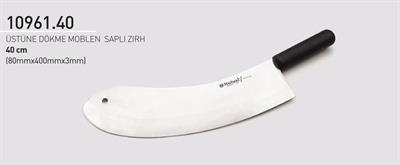 Moblen Saplı Zırh 40 cm Hulusi Bıçak Üstüne Dökme 80mm X 400mm X 3mm 10961.40